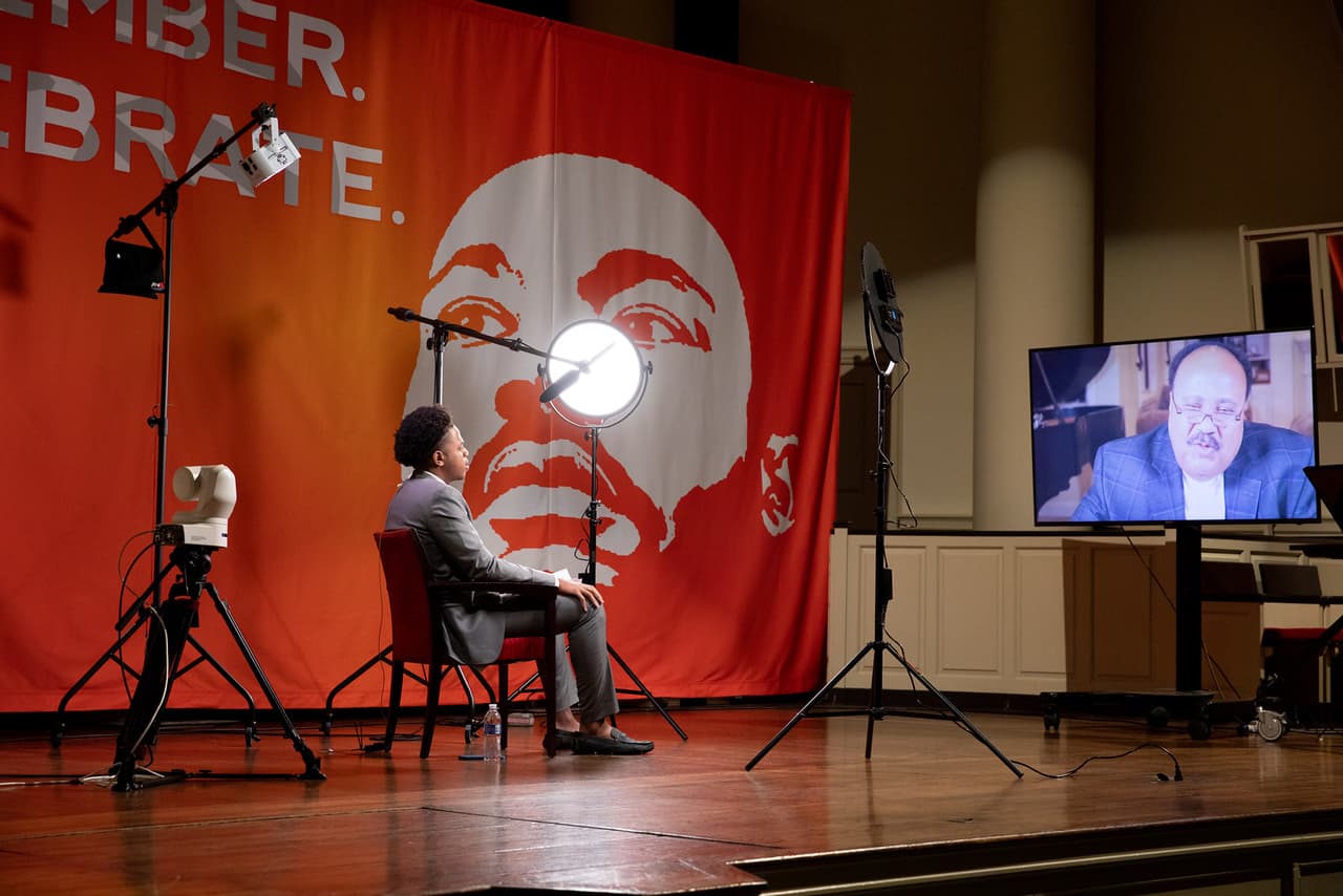 Newhouse broadcast setup