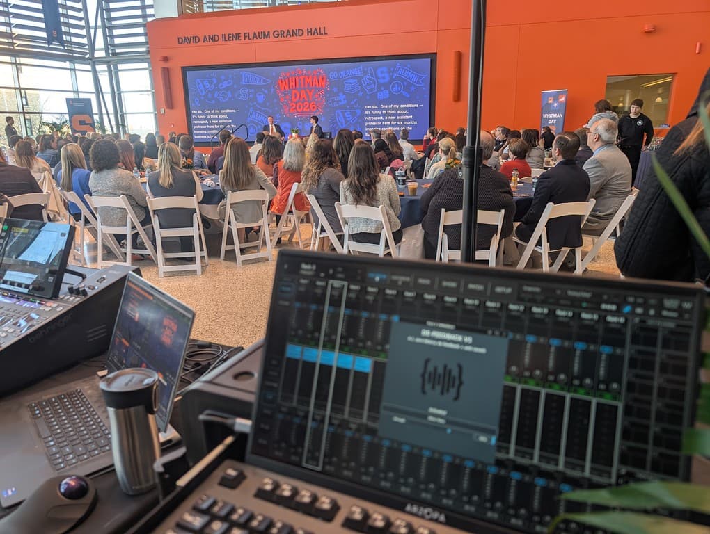 Whitman Day at Syracuse University, 2026.
